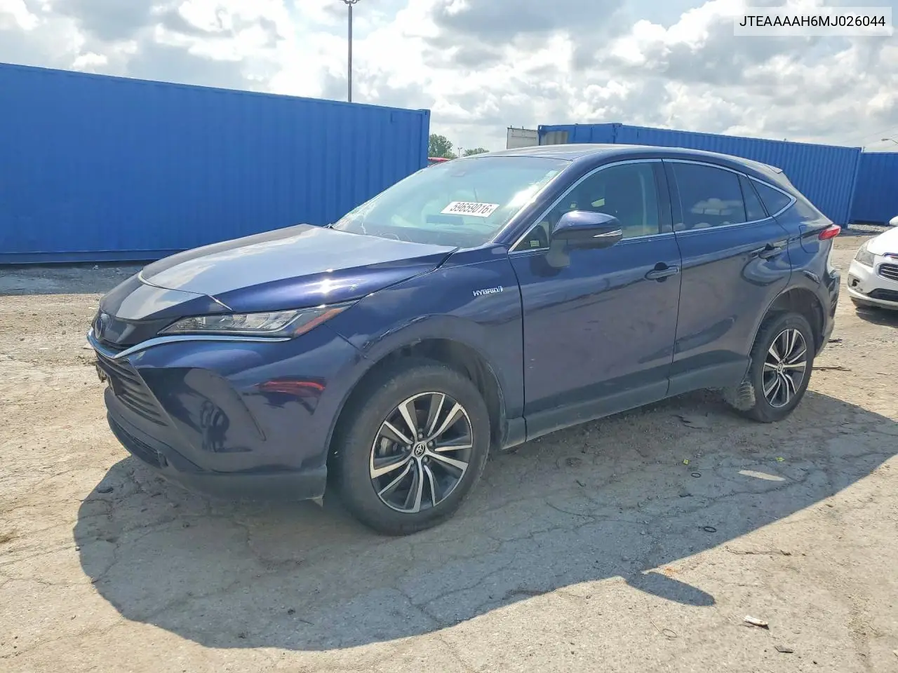 2021 Toyota Venza Le VIN: JTEAAAAH6MJ026044 Lot: 59659016