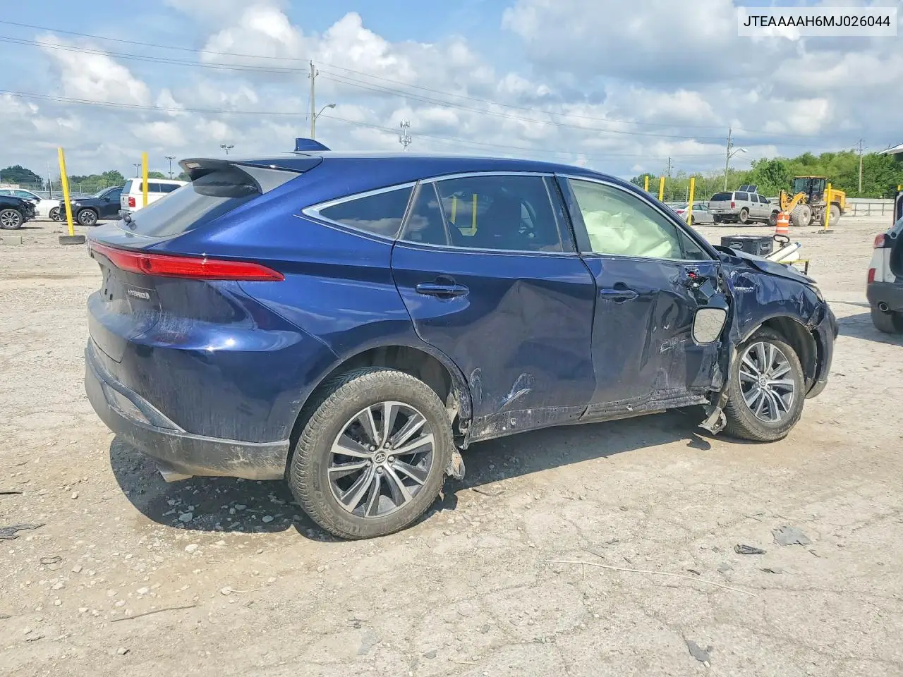 2021 Toyota Venza Le VIN: JTEAAAAH6MJ026044 Lot: 59659016