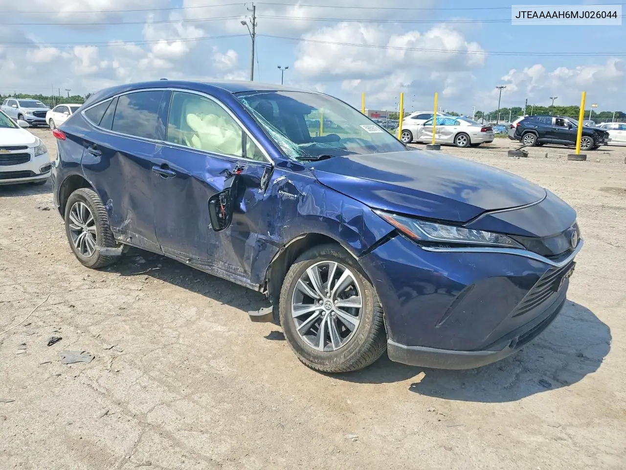 2021 Toyota Venza Le VIN: JTEAAAAH6MJ026044 Lot: 59659016