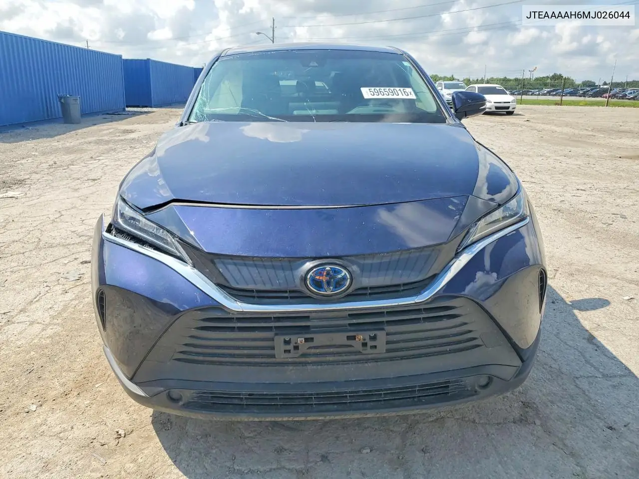 2021 Toyota Venza Le VIN: JTEAAAAH6MJ026044 Lot: 59659016