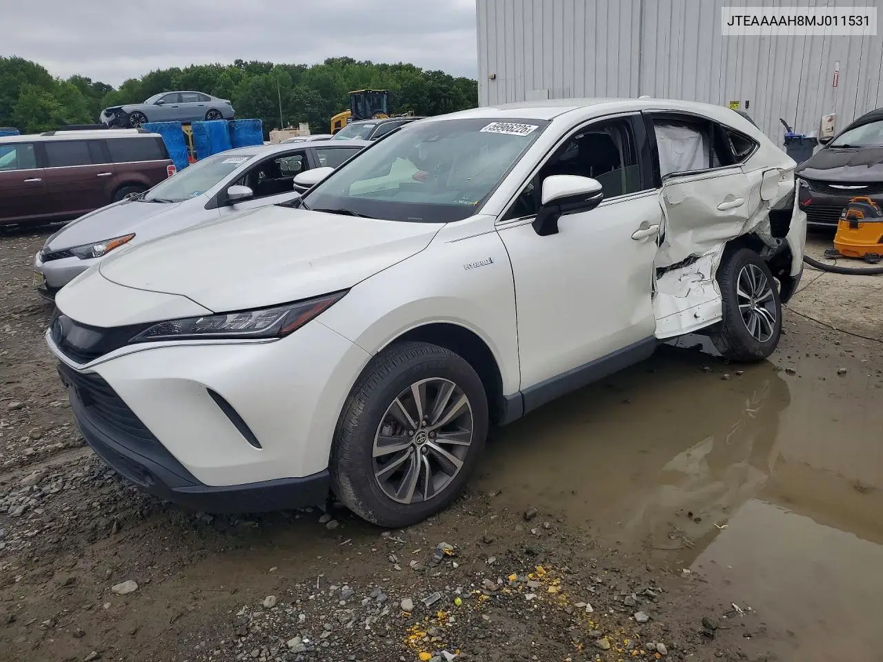 2021 Toyota Venza Le VIN: JTEAAAAH8MJ011531 Lot: 59966226