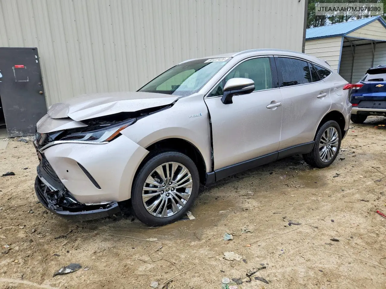 2021 Toyota Venza Xle VIN: JTEAAAAH7MJ078380 Lot: 60137426