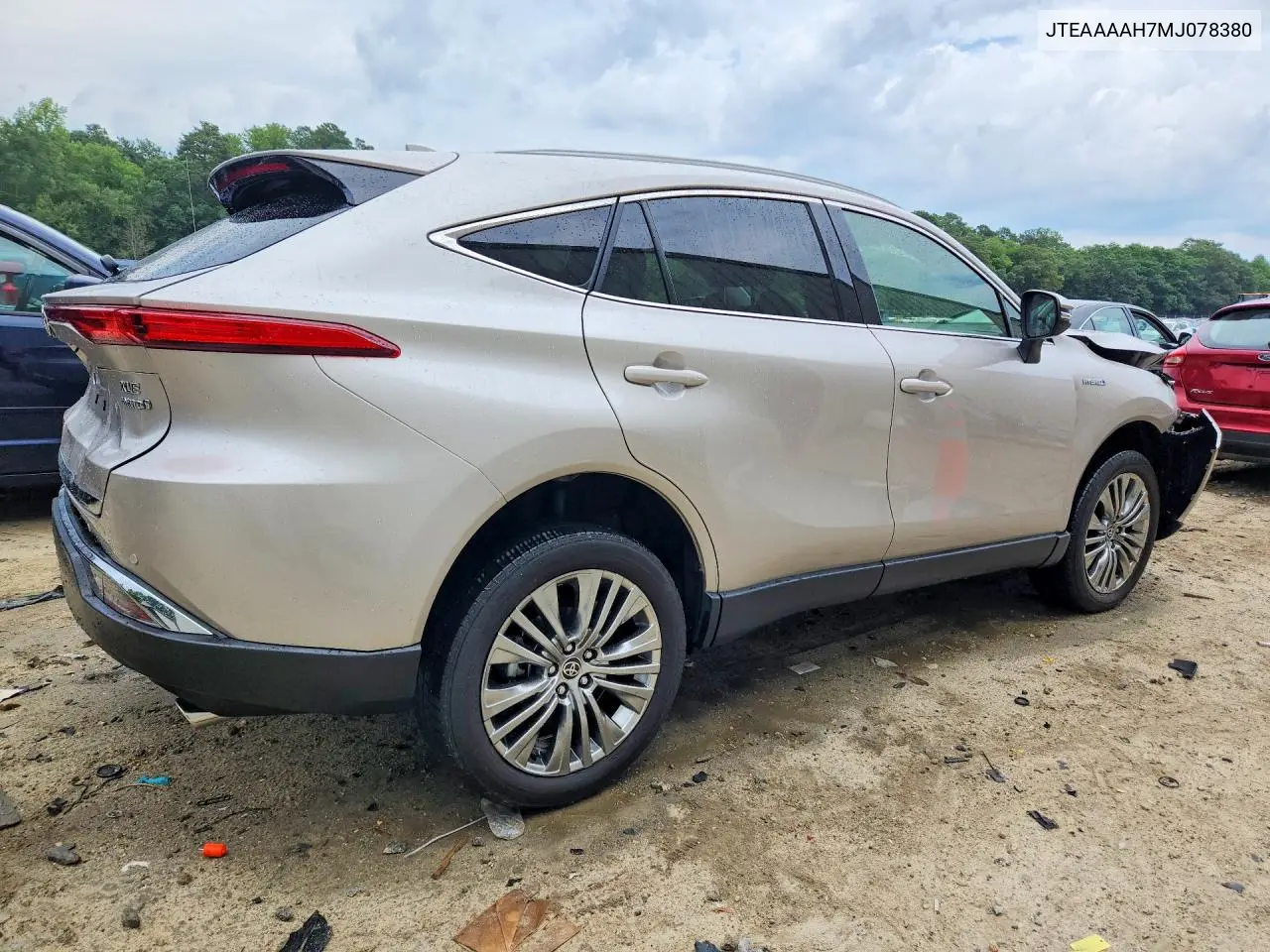 2021 Toyota Venza Xle VIN: JTEAAAAH7MJ078380 Lot: 60137426