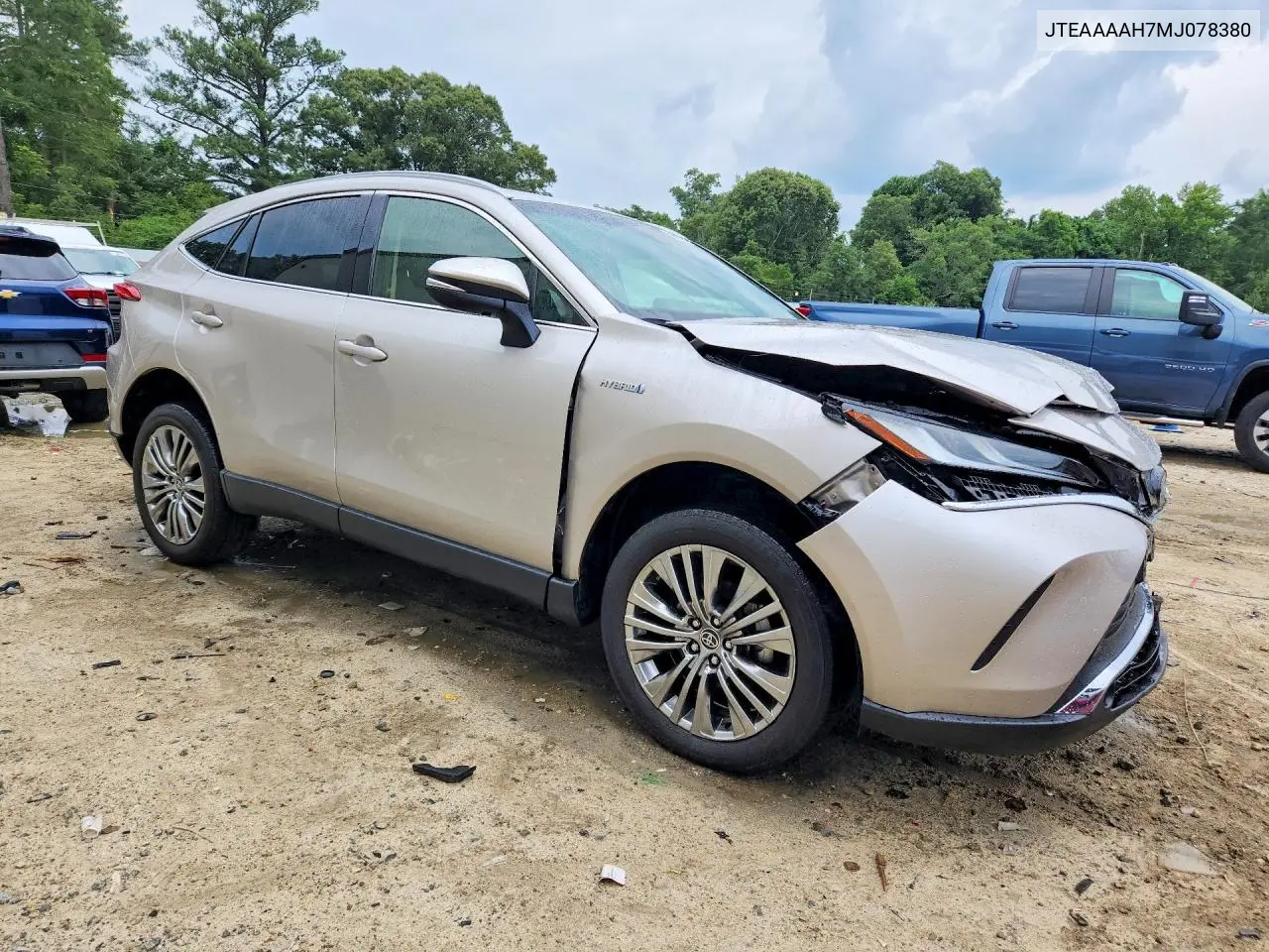 2021 Toyota Venza Xle VIN: JTEAAAAH7MJ078380 Lot: 60137426