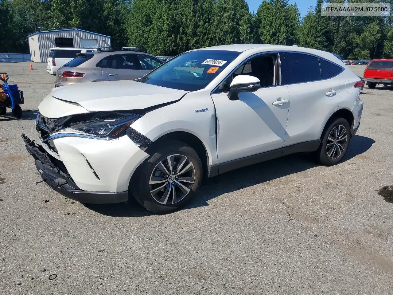 2021 Toyota Venza Le VIN: JTEAAAAH2MJ075600 Lot: 60858226