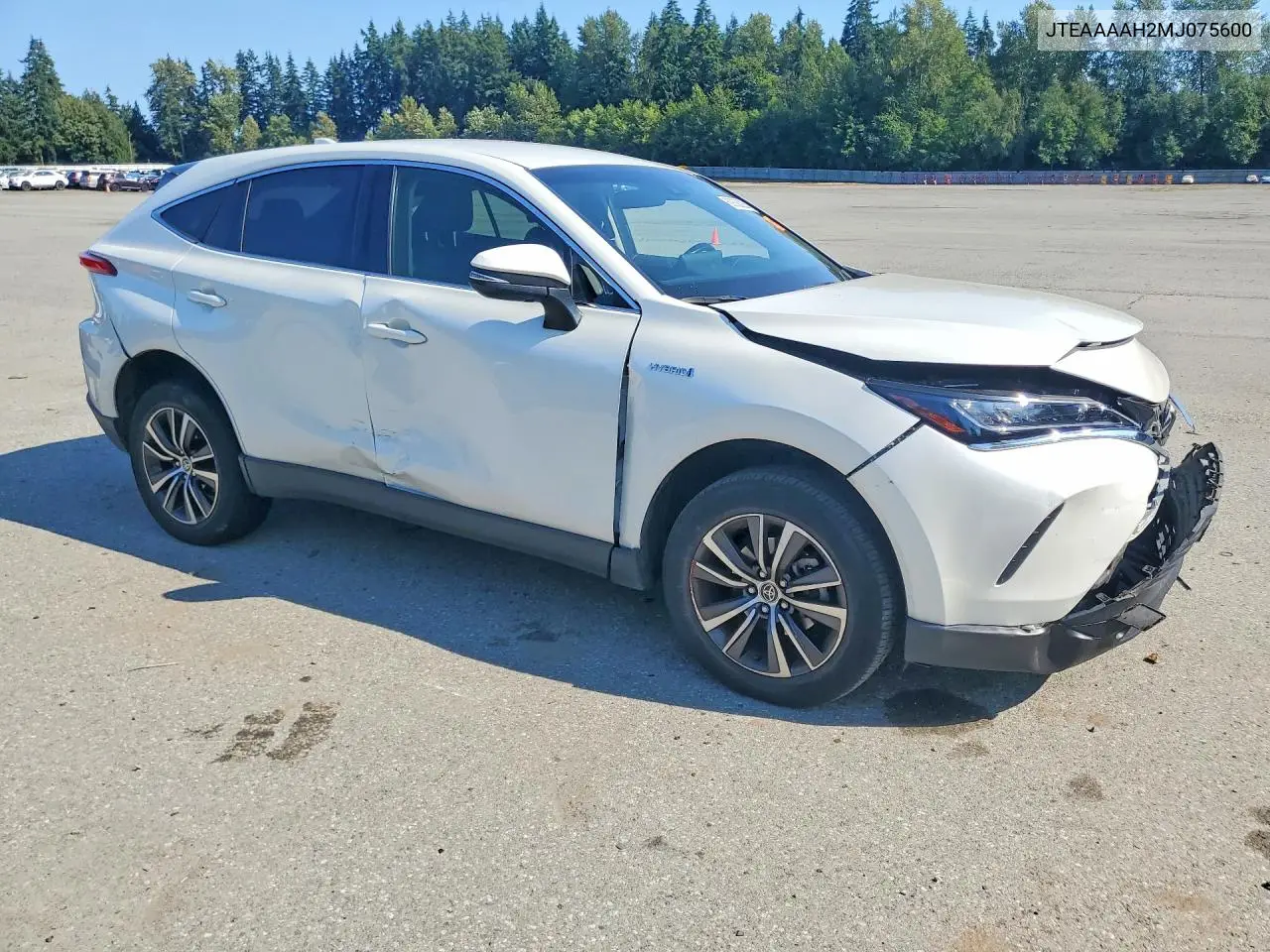 2021 Toyota Venza Le VIN: JTEAAAAH2MJ075600 Lot: 60858226
