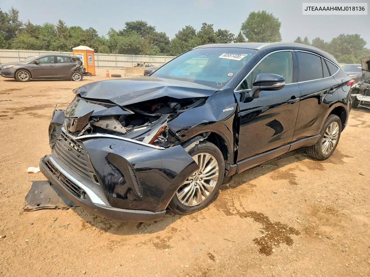 2021 Toyota Venza Xle VIN: JTEAAAAH4MJ018136 Lot: 60951406