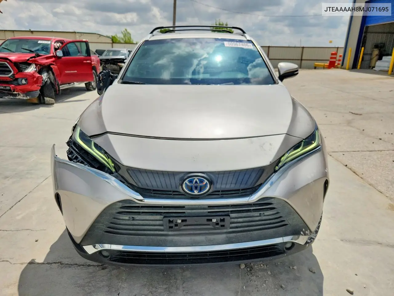 2021 Toyota Venza Xle VIN: JTEAAAAH8MJ071695 Lot: 60967406