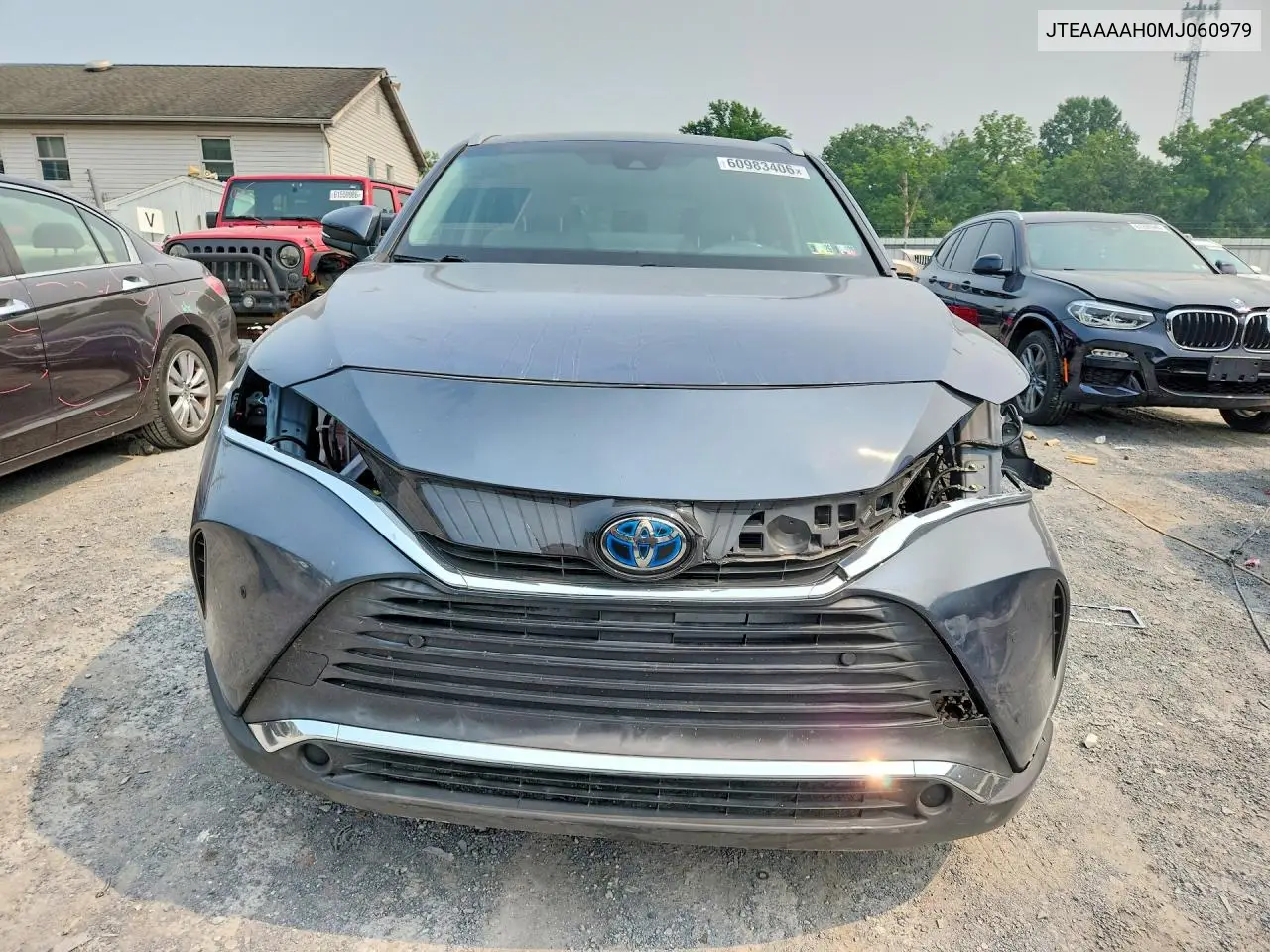 2021 Toyota Venza Xle VIN: JTEAAAAH0MJ060979 Lot: 60983406