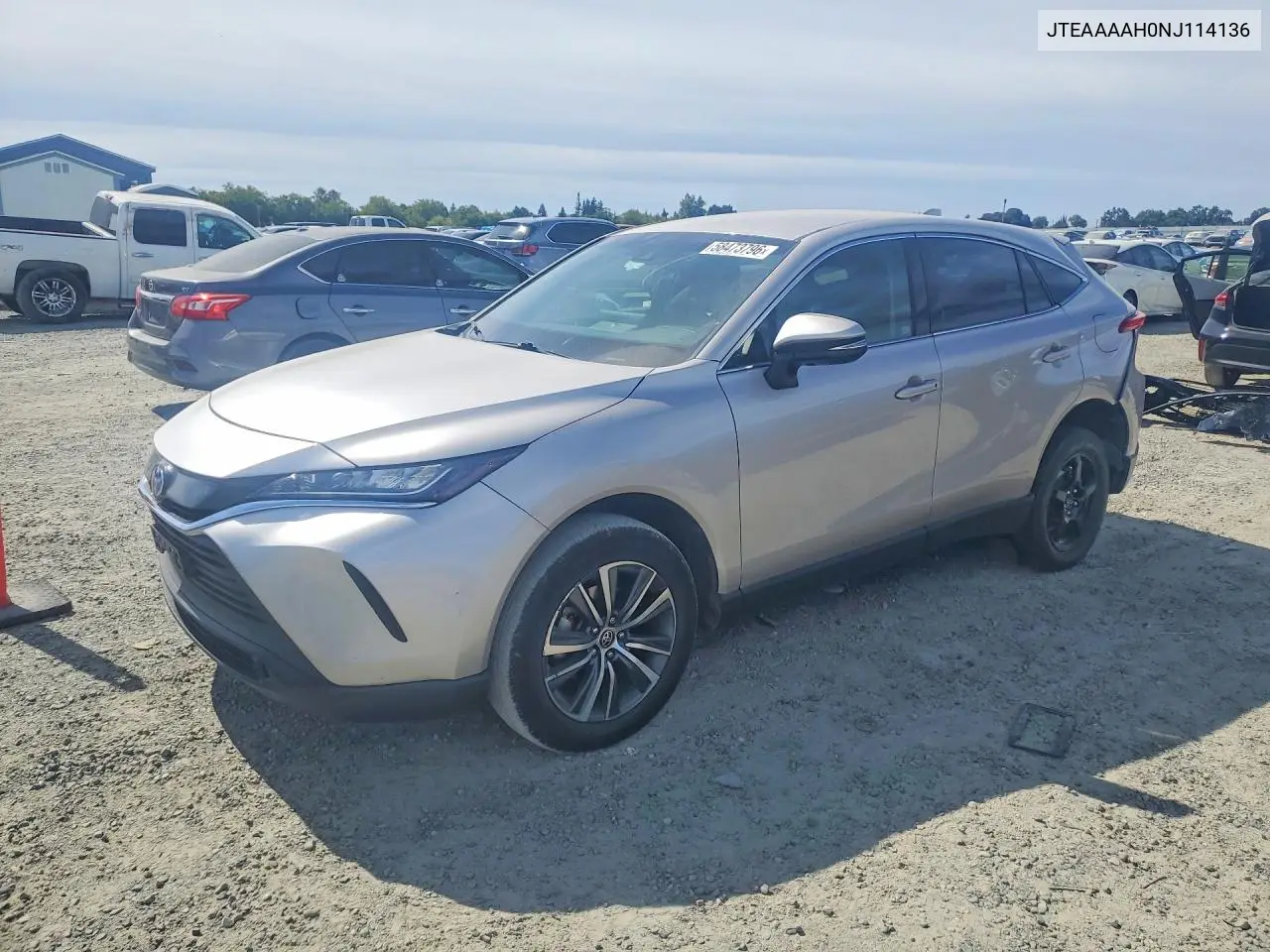 2022 Toyota Venza Le VIN: JTEAAAAH0NJ114136 Lot: 58473796