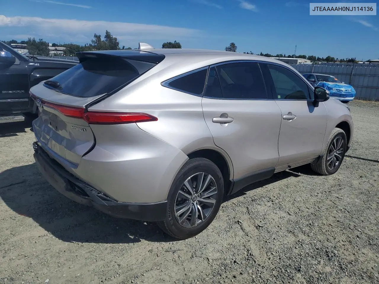 2022 Toyota Venza Le VIN: JTEAAAAH0NJ114136 Lot: 58473796