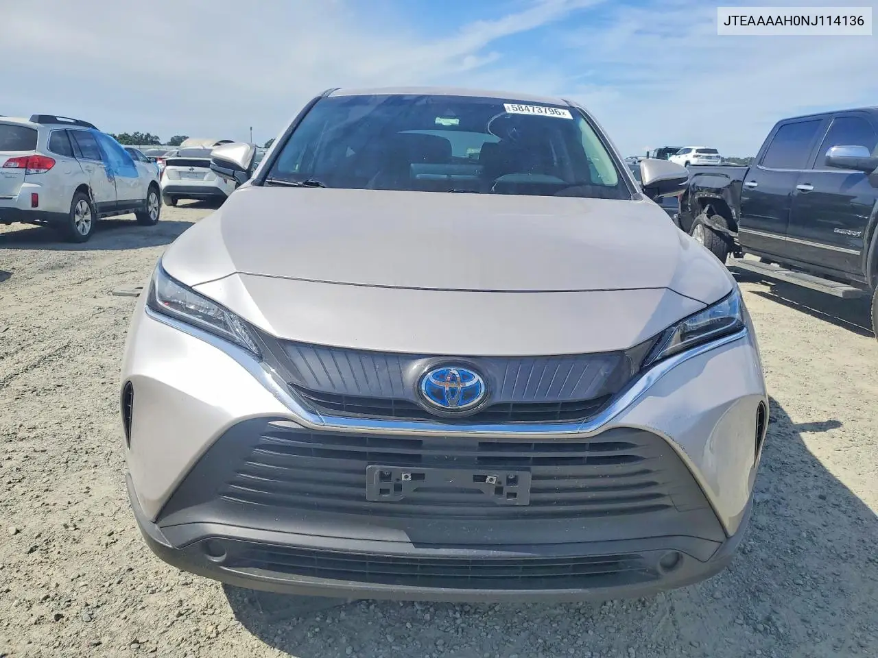 2022 Toyota Venza Le VIN: JTEAAAAH0NJ114136 Lot: 58473796