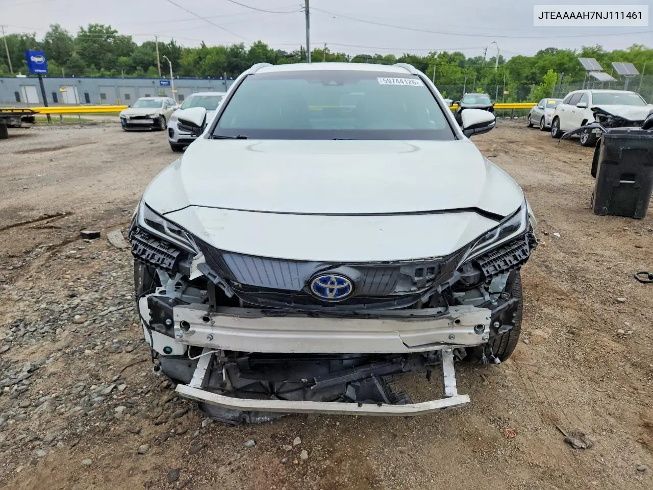 2022 Toyota Venza Xle VIN: JTEAAAAH7NJ111461 Lot: 59744126