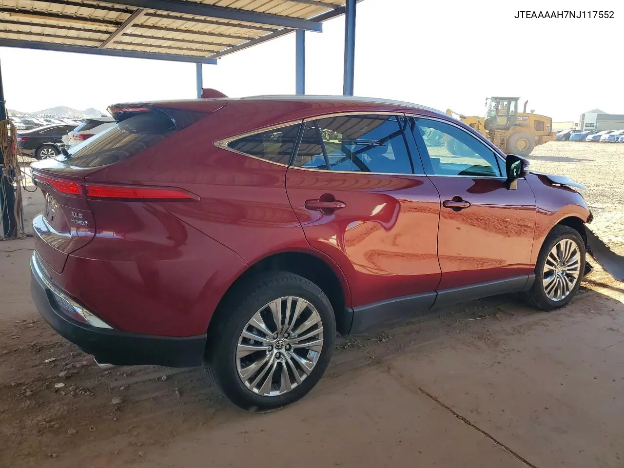 2022 Toyota Venza Xle VIN: JTEAAAAH7NJ117552 Lot: 85995515