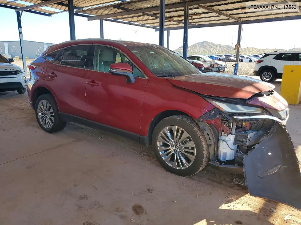 2022 Toyota Venza Xle VIN: JTEAAAAH7NJ117552 Lot: 85995515