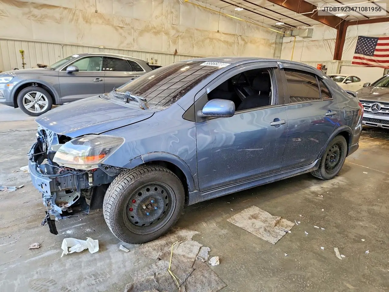 2007 Toyota Yaris VIN: JTDBT923471081956 Lot: 58868226
