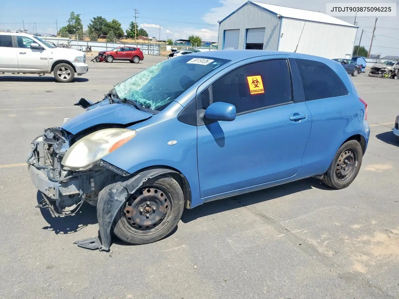 2007 Toyota Yaris Base VIN: JTDJT903875096225 Lot: 59119126