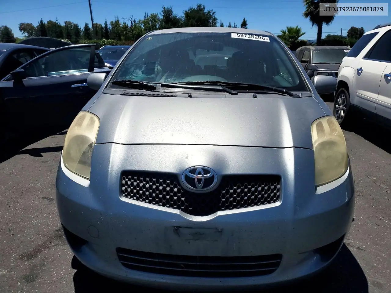 2007 Toyota Yaris Base VIN: JTDJT923675081879 Lot: 59735206
