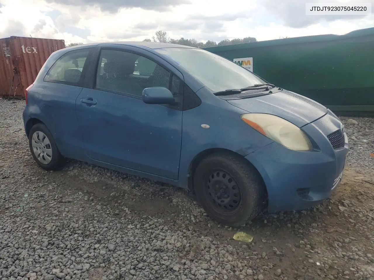 2007 Toyota Yaris Base VIN: JTDJT923075045220 Lot: 60216086