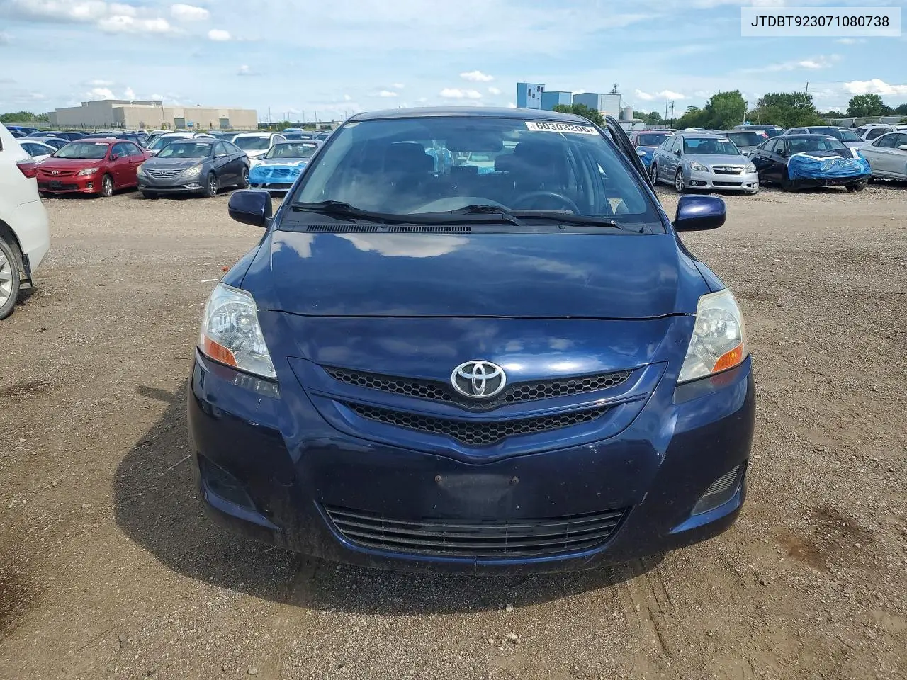 2007 Toyota Yaris Base VIN: JTDBT923071080738 Lot: 60303206