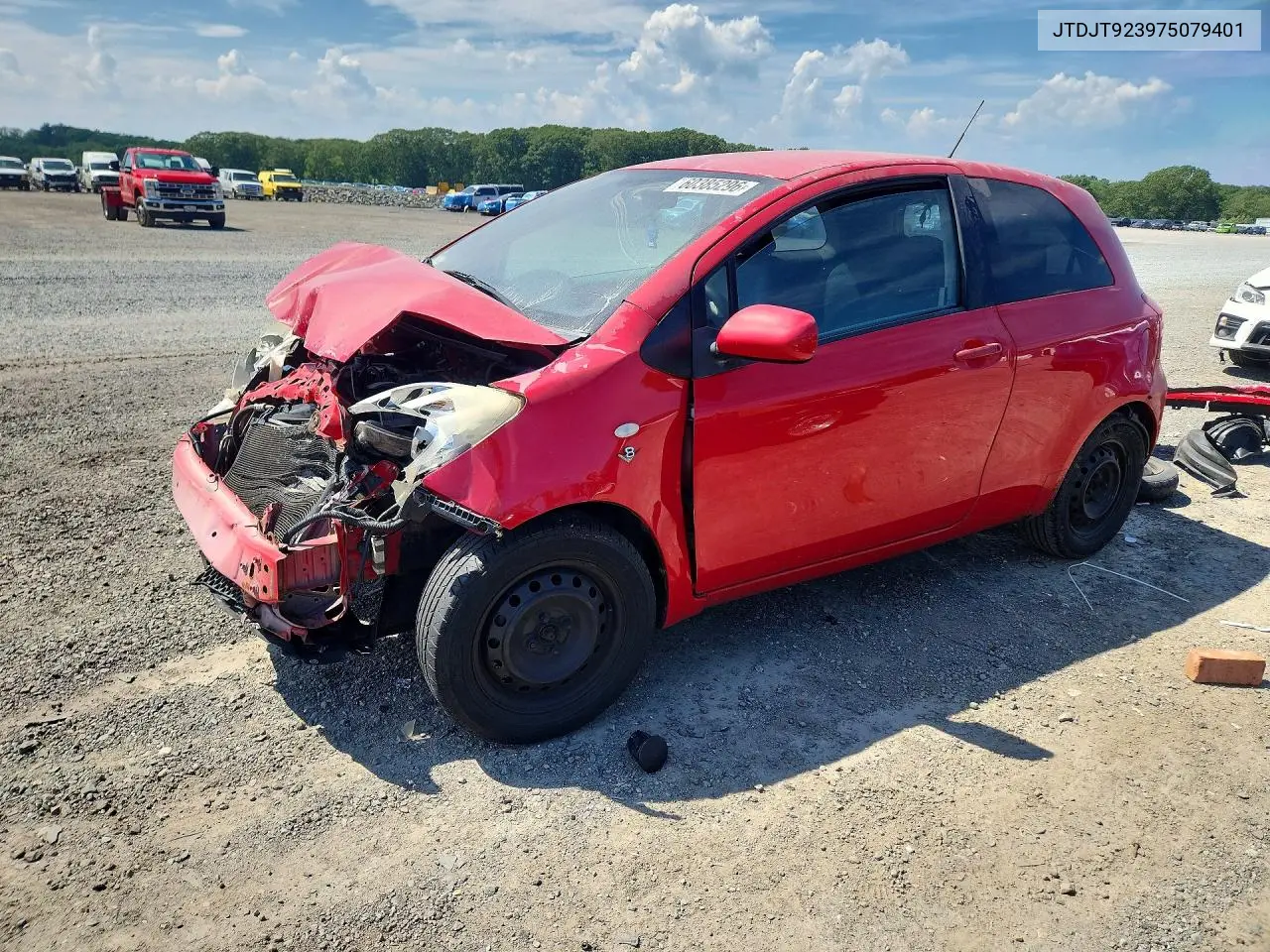 2007 Toyota Yaris Base VIN: JTDJT923975079401 Lot: 60385296