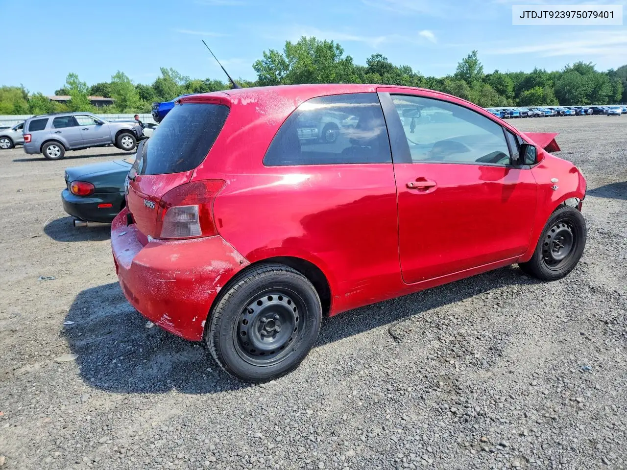 2007 Toyota Yaris Base VIN: JTDJT923975079401 Lot: 60385296