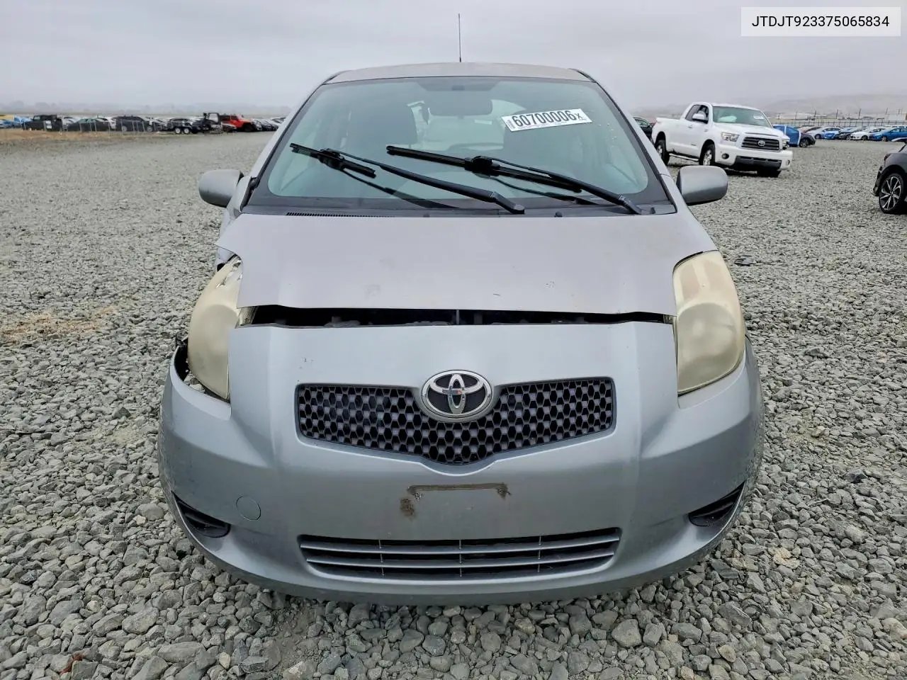 2007 Toyota Yaris Base VIN: JTDJT923375065834 Lot: 60700006