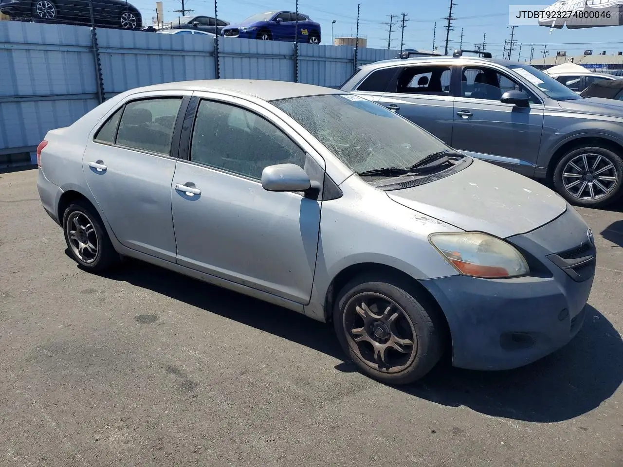 2007 Toyota Yaris Base VIN: JTDBT923274000046 Lot: 60944146