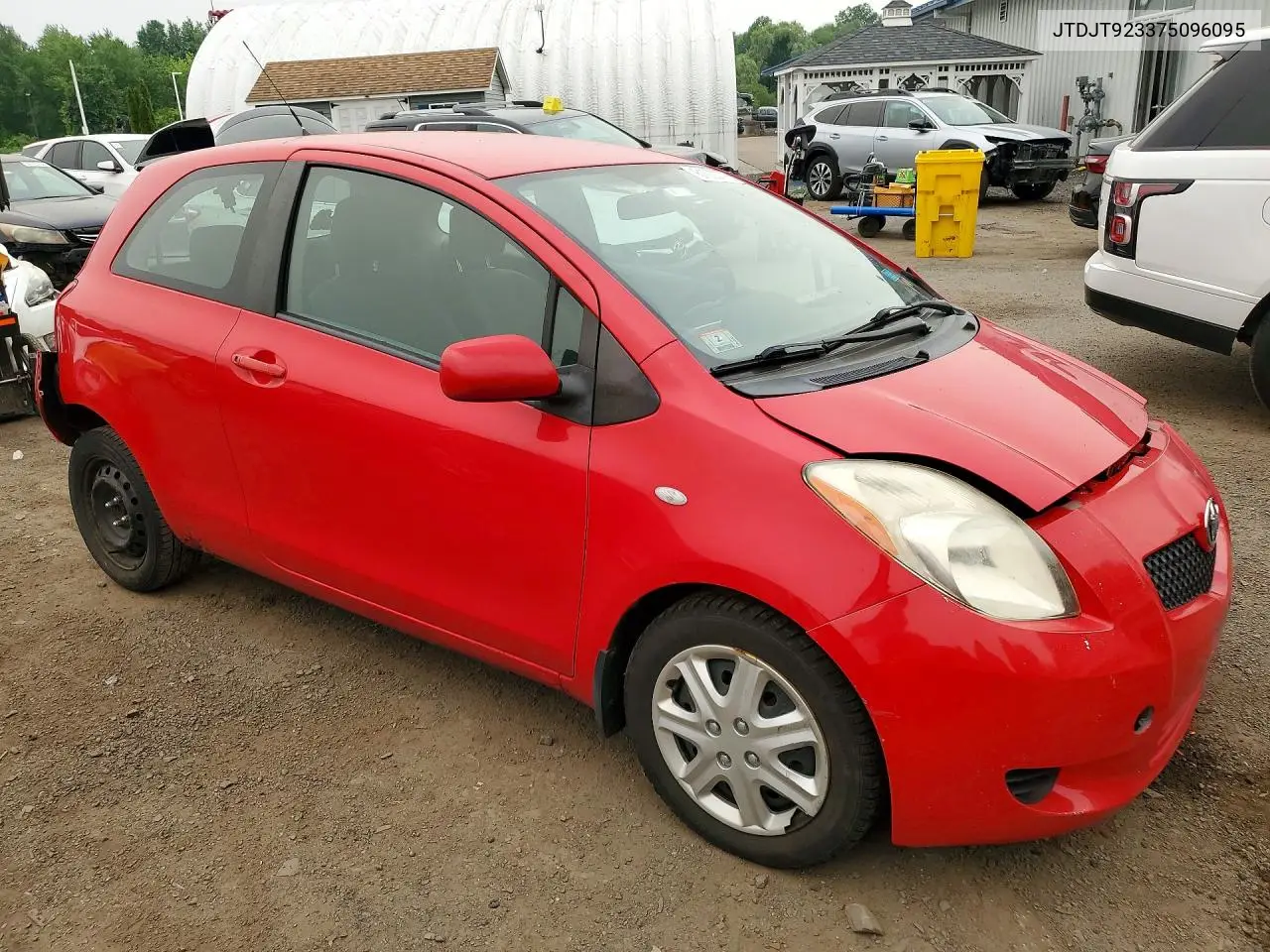 2007 Toyota Yaris Base VIN: JTDJT923375096095 Lot: 61000776