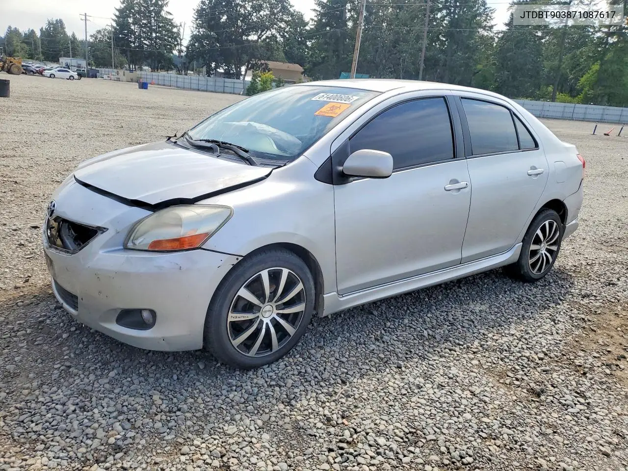 2007 Toyota Yaris S VIN: JTDBT903871087617 Lot: 61400606