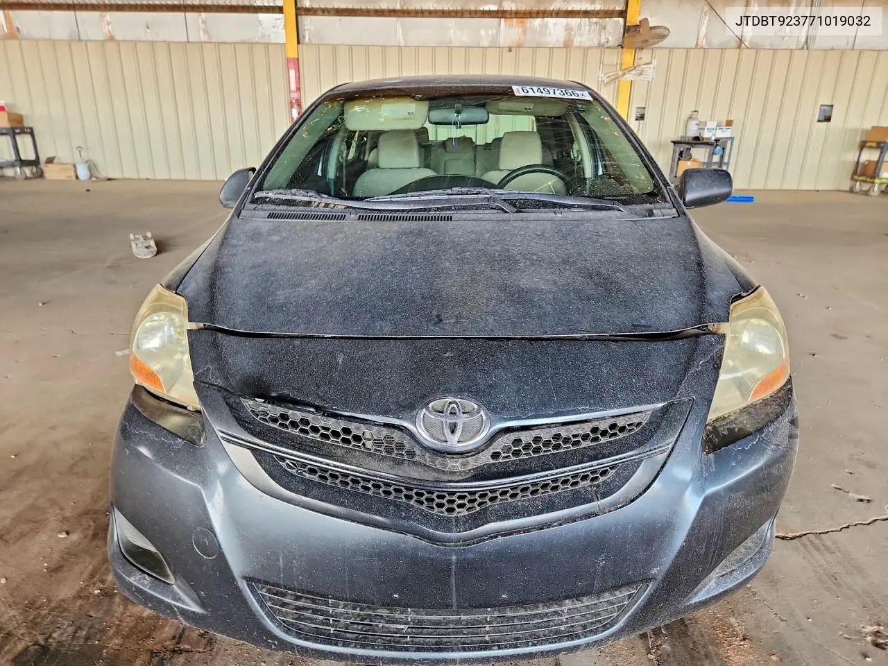 2007 Toyota Yaris Base VIN: JTDBT923771019032 Lot: 61497366