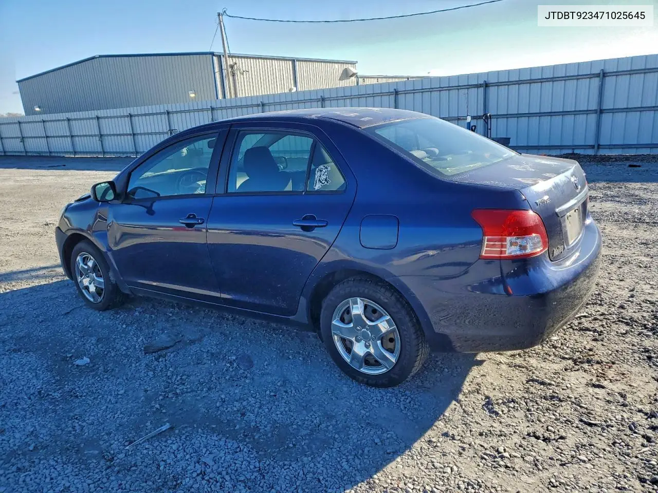 JTDBT923471025645 2007 Toyota Yaris