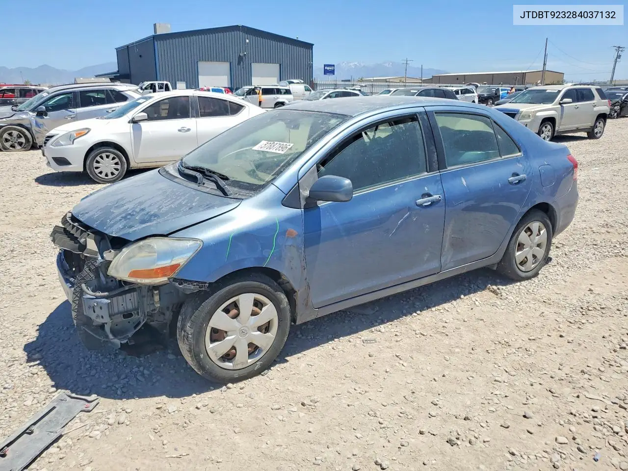2008 Toyota Yaris Base VIN: JTDBT923284037132 Lot: 57887896