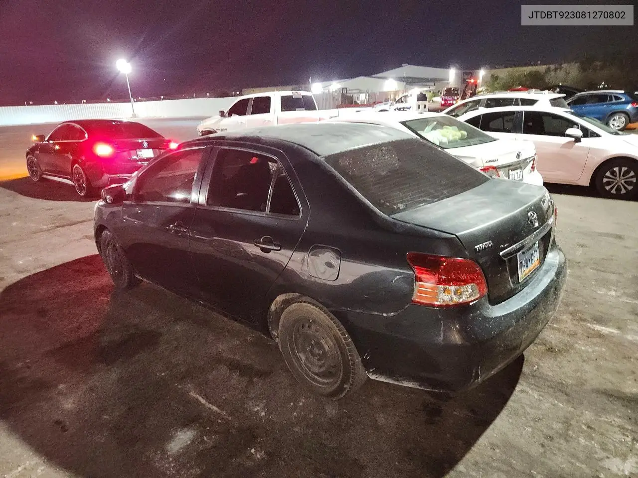 2008 Toyota Yaris Base VIN: JTDBT923081270802 Lot: 57971966