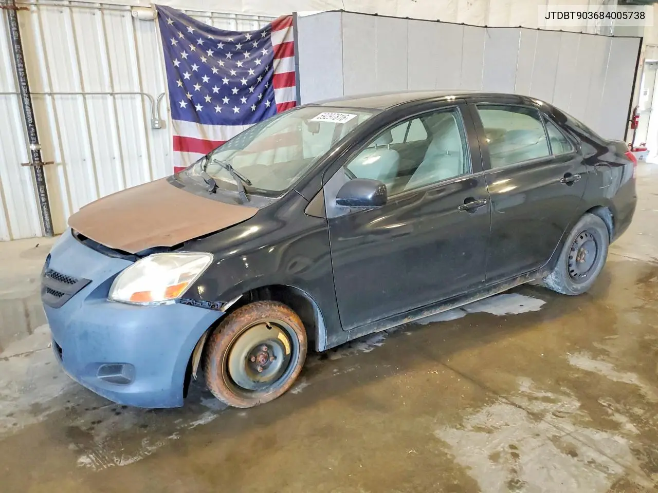 2008 Toyota Yaris Base VIN: JTDBT903684005738 Lot: 59297816
