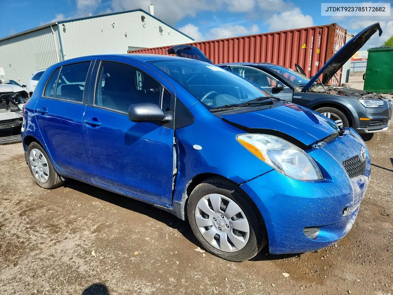 2008 Toyota Yaris VIN: JTDKT923785172682 Lot: 60139036