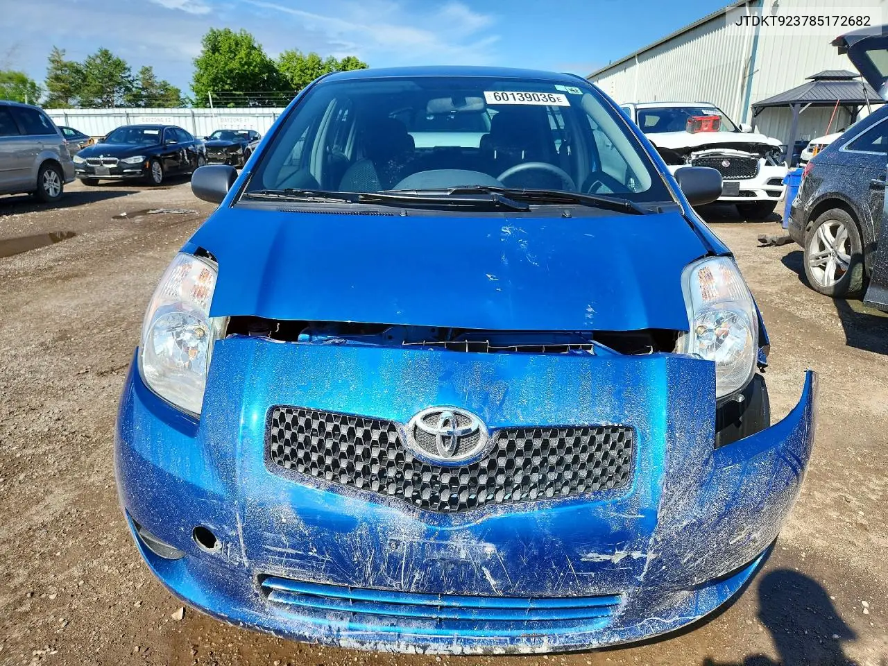 2008 Toyota Yaris VIN: JTDKT923785172682 Lot: 60139036