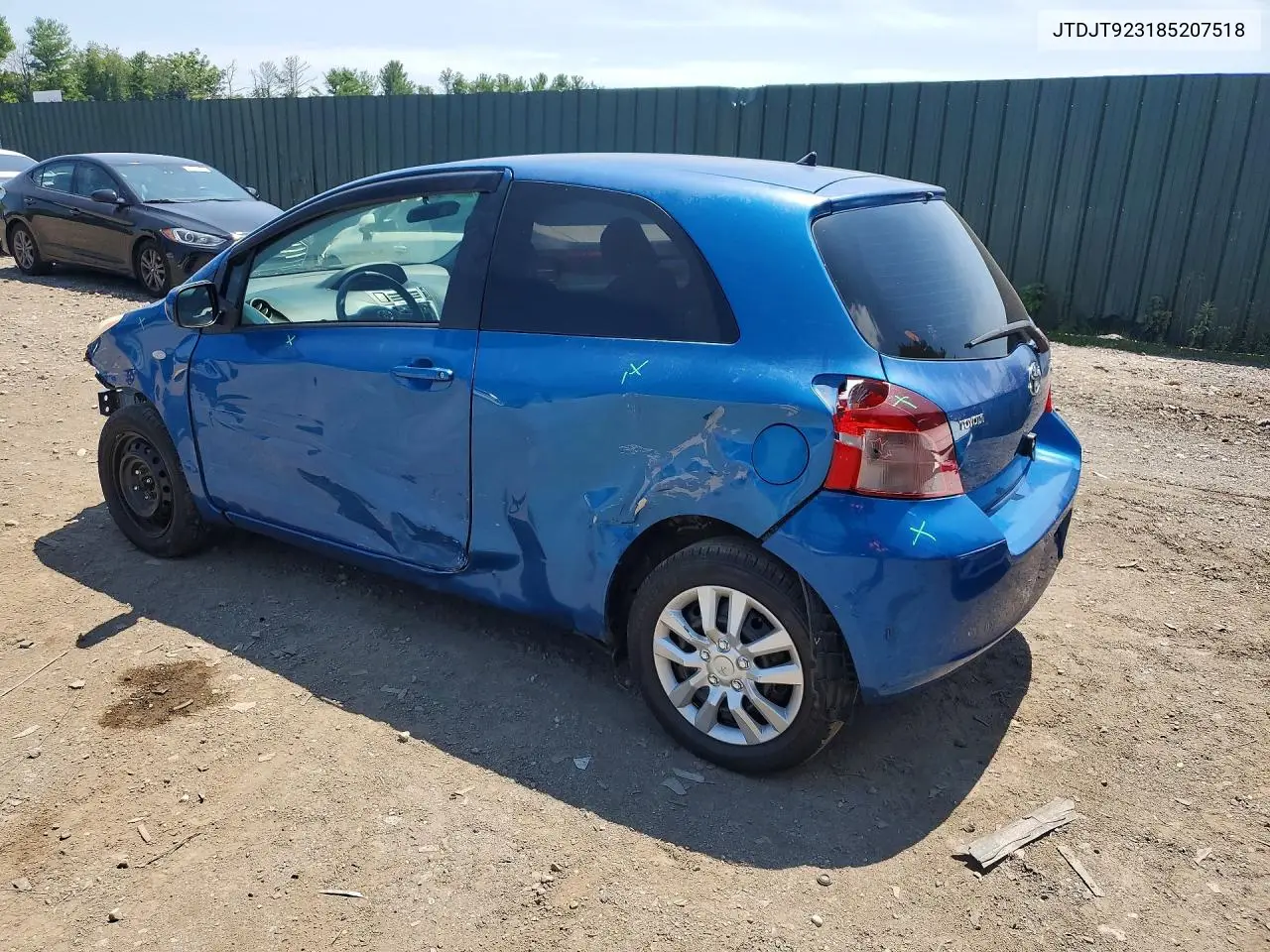 2008 Toyota Yaris Base VIN: JTDJT923185207518 Lot: 60588756