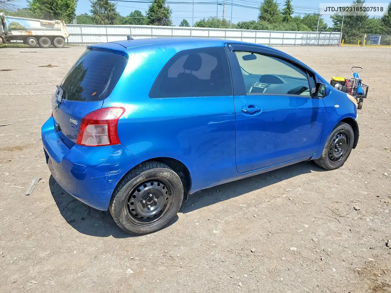 2008 Toyota Yaris Base VIN: JTDJT923185207518 Lot: 60588756
