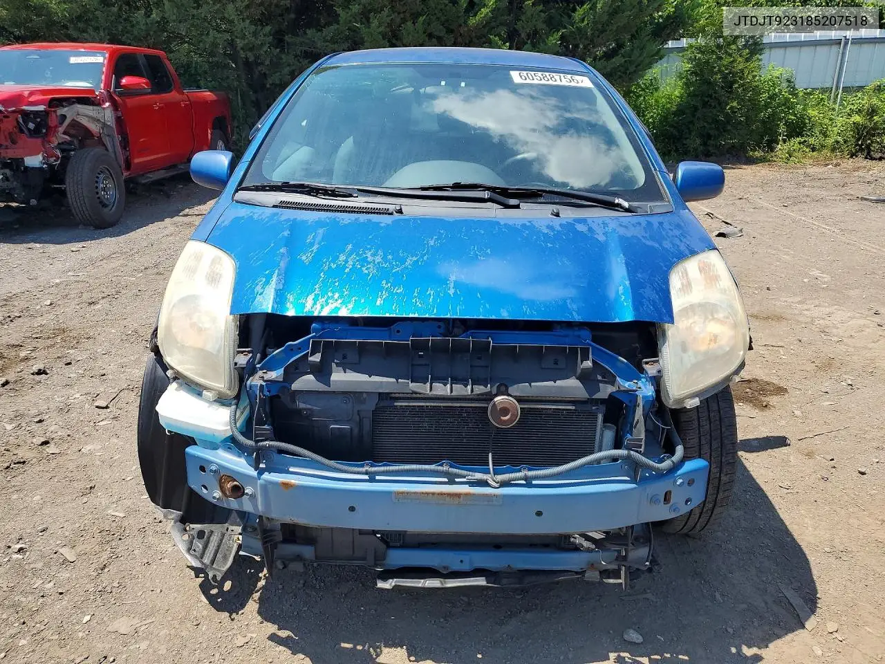 2008 Toyota Yaris Base VIN: JTDJT923185207518 Lot: 60588756
