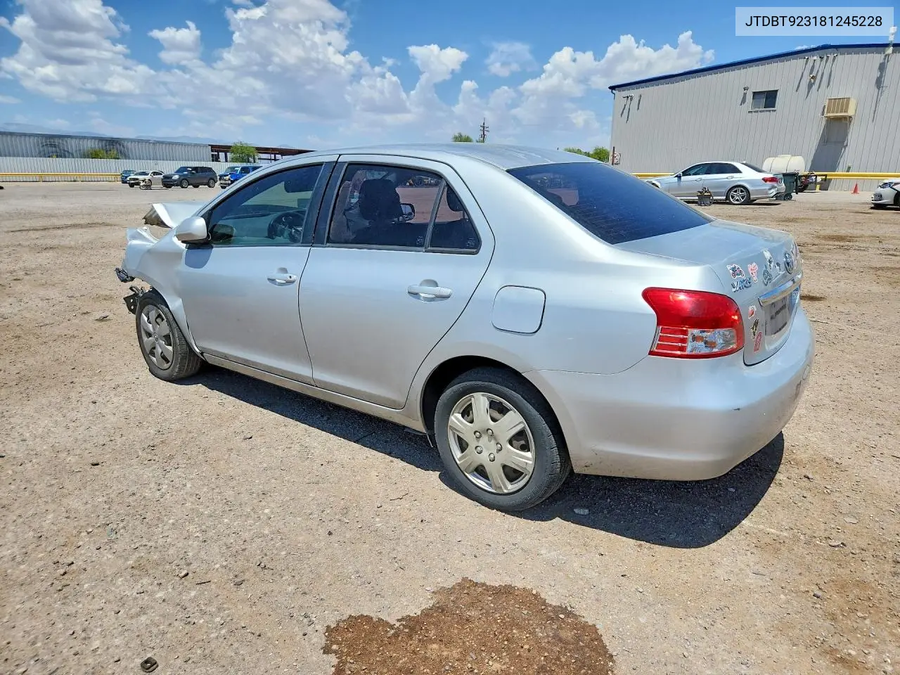 2008 Toyota Yaris Base VIN: JTDBT923181245228 Lot: 60701546