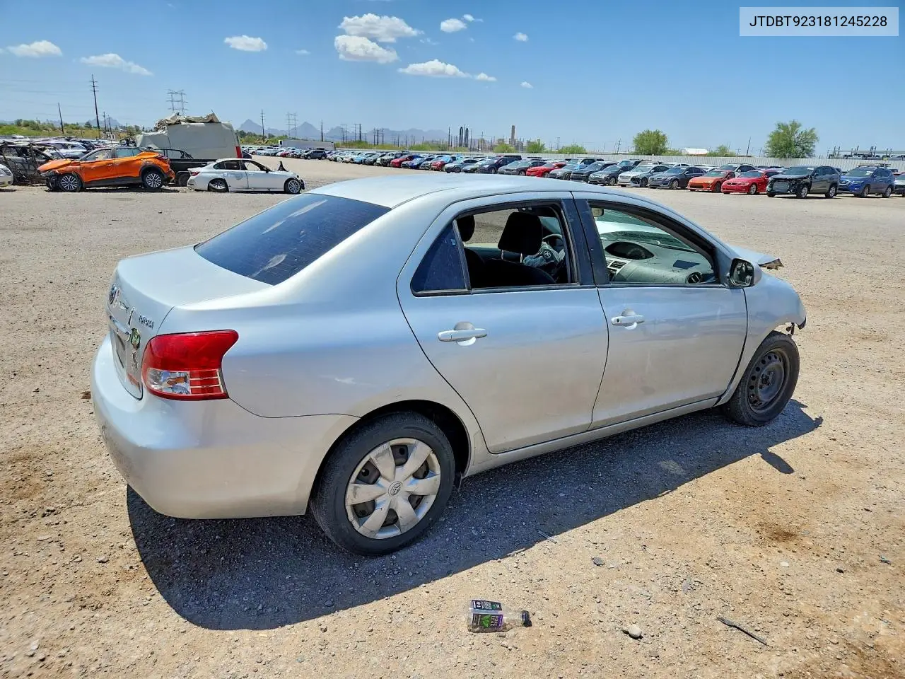 2008 Toyota Yaris Base VIN: JTDBT923181245228 Lot: 60701546