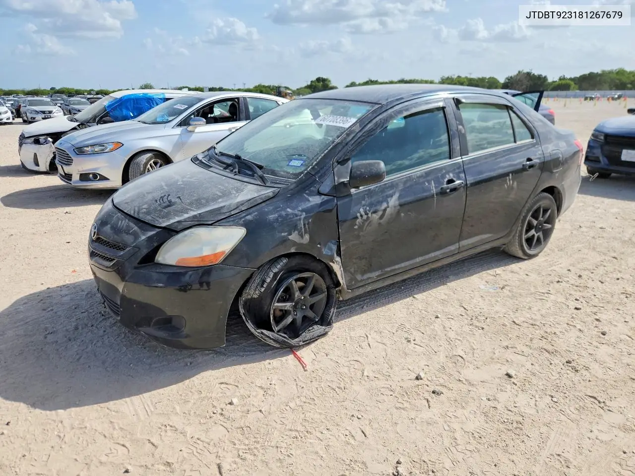 2008 Toyota Yaris Base VIN: JTDBT923181267679 Lot: 60708396