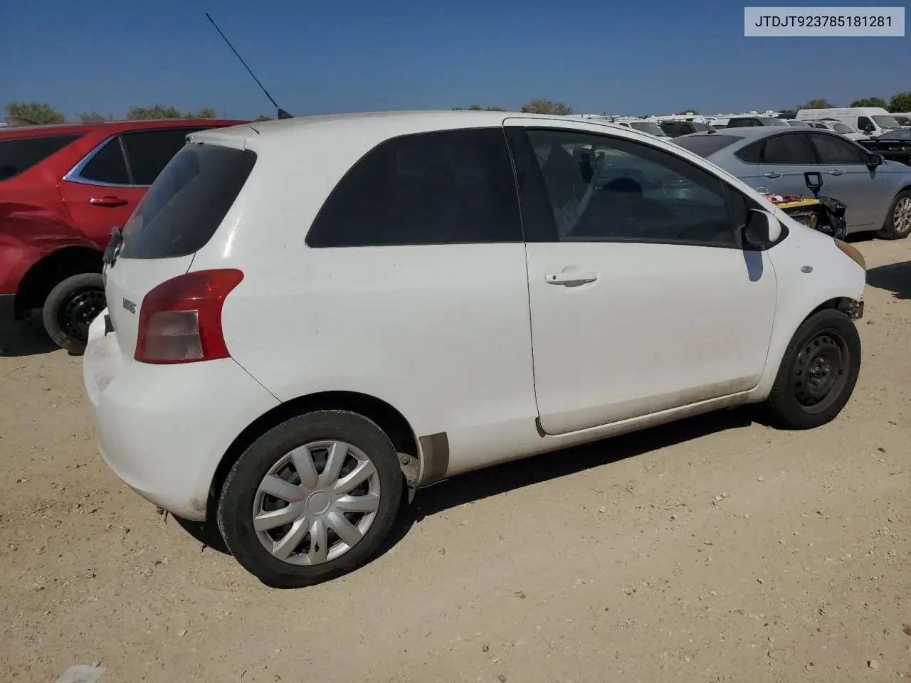 JTDJT923785181281 2008 Toyota Yaris