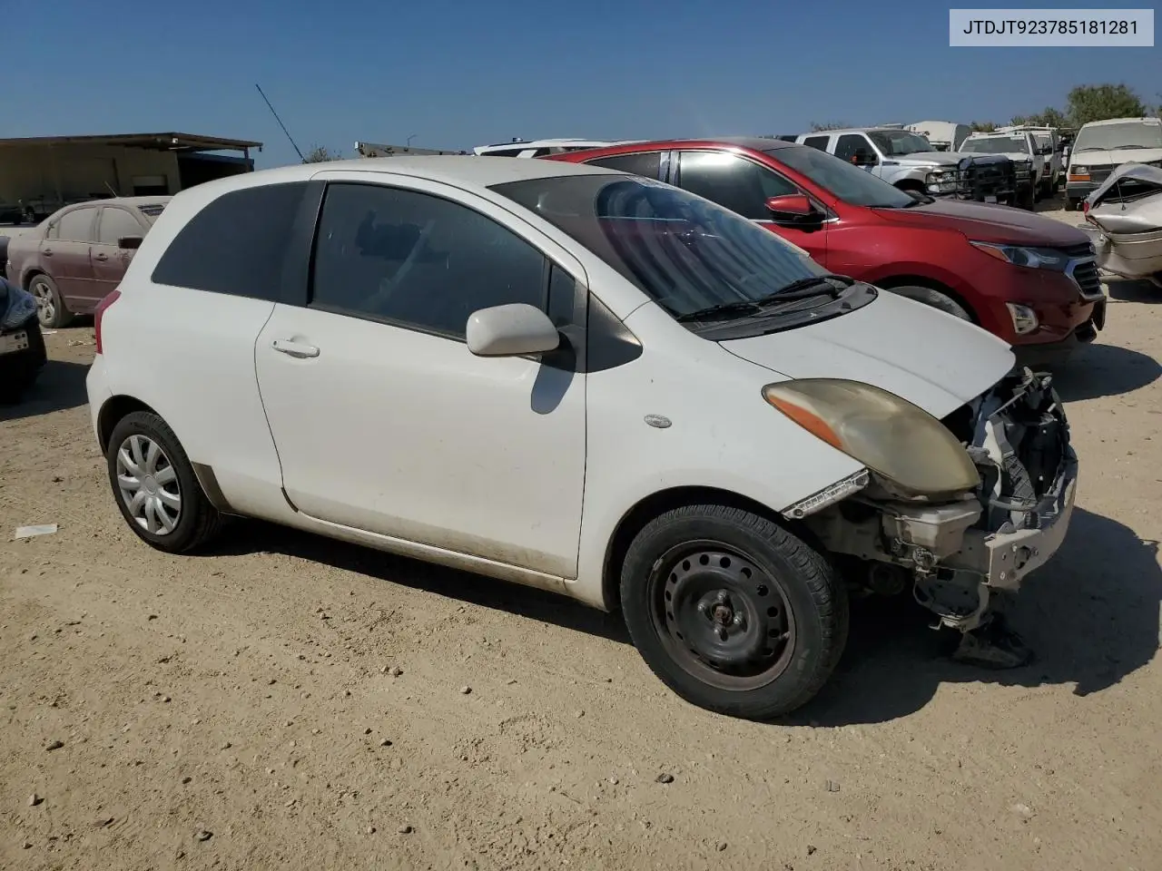 JTDJT923785181281 2008 Toyota Yaris