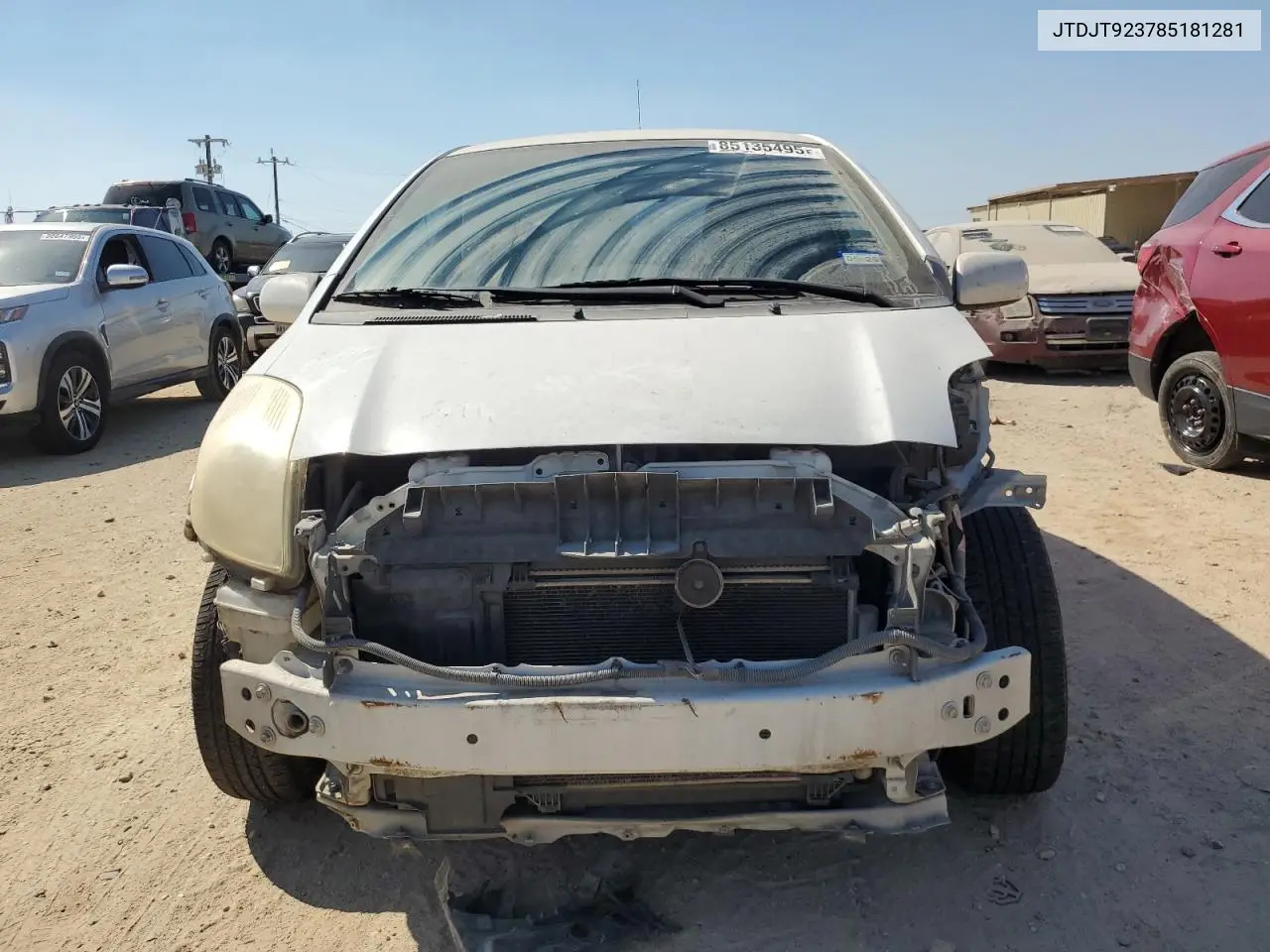 JTDJT923785181281 2008 Toyota Yaris