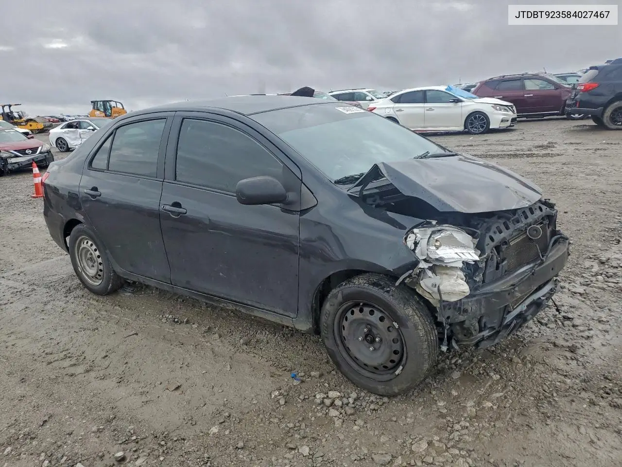 JTDBT923584027467 2008 Toyota Yaris