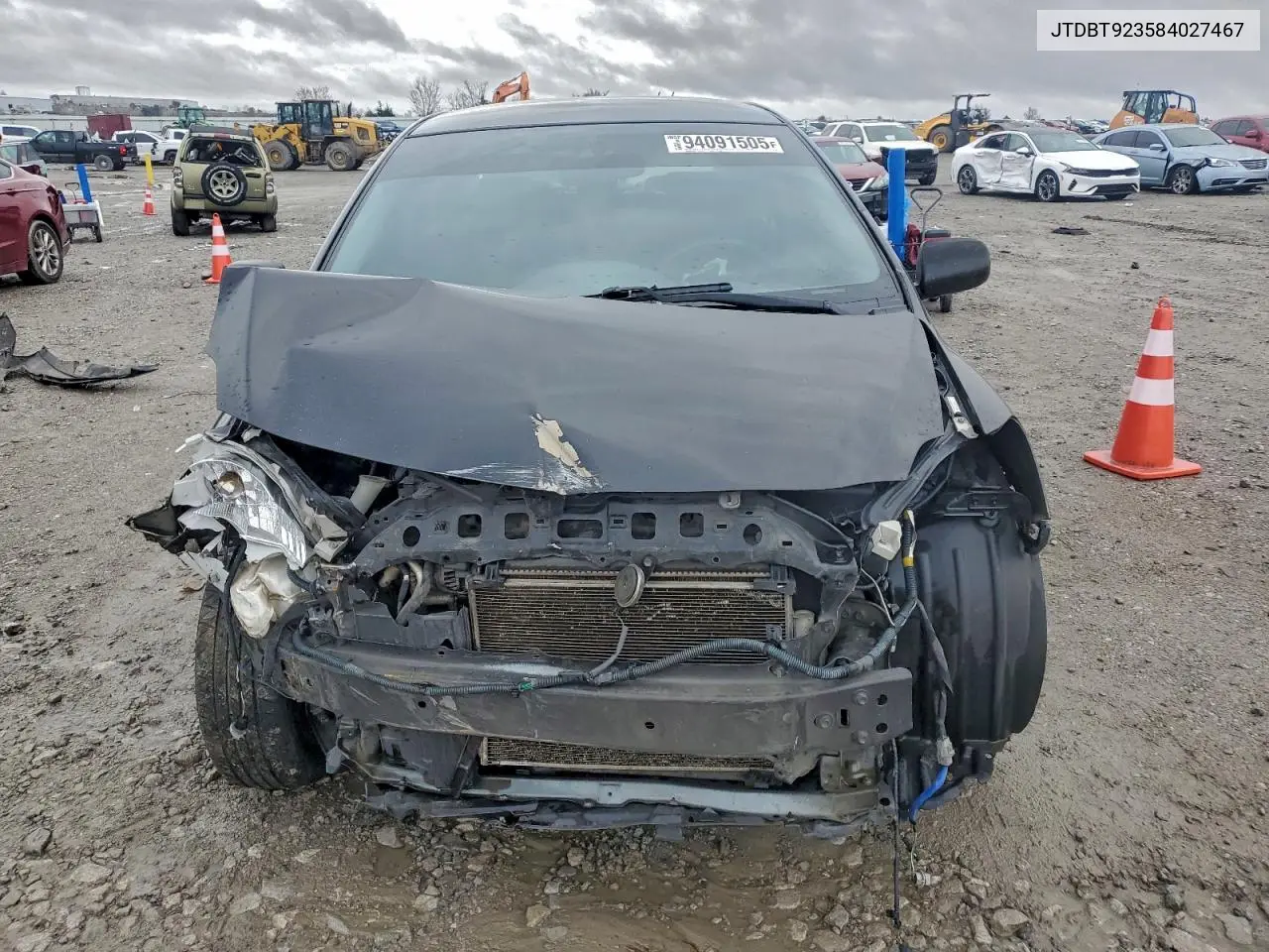 JTDBT923584027467 2008 Toyota Yaris