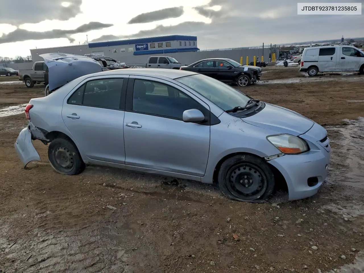 JTDBT923781235805 2008 Toyota Yaris