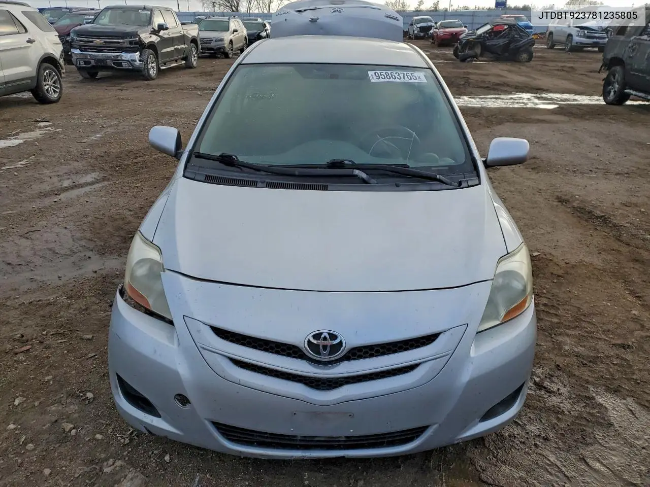 JTDBT923781235805 2008 Toyota Yaris